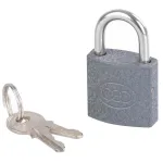 Lacăt Xlocker 25 mm gri, tip atârnat, cu 2 chei de rezervă