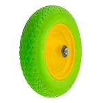 Roată poliuretan 350-8 cu rulment, pentru ax 20x93 mm, Elefant