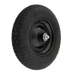 Roată pneumatică 400-8 pentru roabă, cu ax 20x93 mm și jantă metalică Elefant