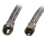 Racord flexibil HJS-80-HB FLEKO pentru instalații sanitare, împletitură inox