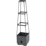 Ghiveci înalt Strend Pro Herrison cu spaliere, 25x25x105 cm