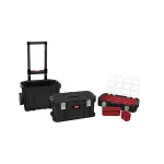 Set Keter Connect Rolling System cu roti, 3 piese, pentru scule si accesorii
