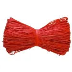 Rafie naturala rosie Lyko Raphia Nature 50 g pentru aranjamente florale si decor