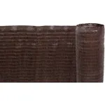 Plasă de umbrire maro BrownDecor W101, 2x50 m, 95% umbrire, 230 g/m²