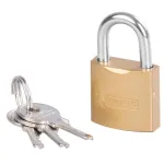 Lacăt Strend Pro FT auriu 25 mm, tip agățat, cu 3 chei incluse