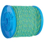 Frânghie polipropilenă Strend Pro MDB200 16 mm, 80 m, 1900 kg, galben-verde