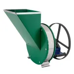 Răzătoare manuală pentru fructe cu fulie motor, parțial inox, 200 kg/h