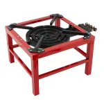 Arzator pirostrie pe gaz Elefant R04 cu 4 inele din fonta, 20,8 kW