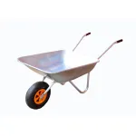 Roabă Strend Pro Garden EcoLoad galvanizată, cuvă 65 L, demontată