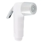 Para de dus igienic Fleko FHS-70-A cu declansator, alb, pentru WC si baie