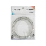 Furtun de duș flexibil 150 cm Mixxus Lumi F04, universal, finisaj cromat