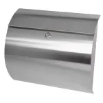Cutie poștală din inox Harper 385x115x340 mm, cu yală, pentru exterior