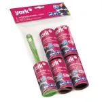 Rola pentru scame York 068020 cu 4 rezerve, de unică folosință