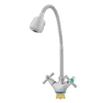 Baterie pentru lavoar Fleko FZTE-535 cu cartuș ceramic 40 mm, racorduri incluse