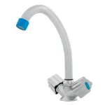 Baterie lavoar Fleko FZ374-623 cu dublu comanda, cartus ceramic 40 mm, crom