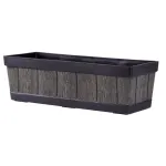 Jardinieră Strend Pro Woodeff 47 cm, efect lemn natural, UV stabilă