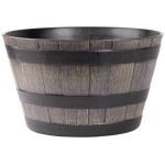 Jardinieră Strend Pro Woodeff 39x23 cm, natural, tip trug, efect lemn