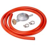 Regulator gaz butan CGAS 28-30 mbar cu furtun 1,5 m, 8 mm si 2 coliere