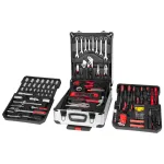 Trusă de scule Strend Pro S873, 117 piese, în valiză din aluminiu
