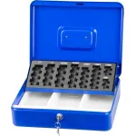 Casetă metalică CashBox pentru bani și monede, 30x25x8,8 cm