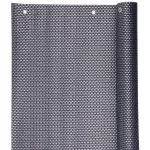Paravan balcon din poliratan 0,9x3 m, antracit, cu inele si protectie UV