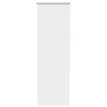 Jaluzea cu role opace alb 60x150 cm lățime material 55,7 cm GartenMobel Dekor