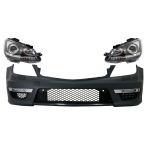 Bara Fata cu Faruri Bi-Xenon Mercedes C-Class W204 Facelift (2012-2014) C63 Design Performance AutoTuning