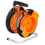 Prelungitor pe tambur Strend Pro DG-FB01, 50 m + 1,4 m, 16A, portocaliu