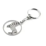 Breloc metalic zodia Berbec, elegant si rezistent pentru chei
