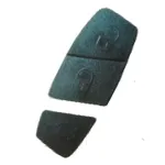 Set butoane din cauciuc pentru cheie Fiat briceag, 3 butoane, negru