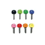 Set căpisoane rotunde pentru chei, multicolore, 400 bucăți OEM