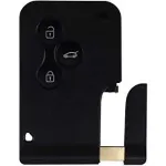 Carcasă cheie Renault Megane II cu 3 butoane și lamelă, fără electronica