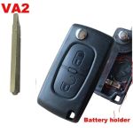 Carcasa cheie tip briceag compatibila Citroen C2/C3/C4, 2 butoane, VA2