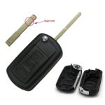 Carcasă cheie tip briceag compatibilă Land Rover, 3 butoane, lamelă HU101