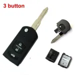 Carcasă cheie tip briceag compatibilă Mazda 3, 3 butoane, fără cip/electronică