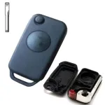 Carcasă cheie briceag compatibilă Mercedes-Benz, 1 buton, lamelă HU64 2 track