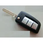 Carcasă cheie briceag compatibilă Nissan, 3 butoane, lamelă NSN14