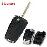 Carcasă cheie tip briceag compatibilă Opel Astra H, 2 butoane, lamelă HU100