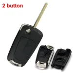 Carcasă cheie tip briceag compatibilă Opel Astra H, 2 butoane, lamelă HU100