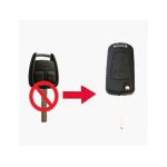 Carcasă cheie tip briceag compatibilă Opel Vectra C, 3 butoane, lamelă HU43