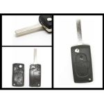 Carcasă cheie tip briceag compatibilă Peugeot 1007, 4 butoane, fără cip