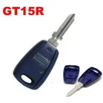 Carcasă cheie auto compatibilă Fiat Punto, 1 buton, lamelă GT15R (OEM)