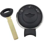 Carcasă cheie Mini Cooper smartkey compatibilă, 3 butoane, pentru model cu acumulator