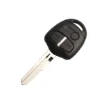 Carcasă cheie compatibilă Mitsubishi cu 3 butoane, lamelă șanț stânga