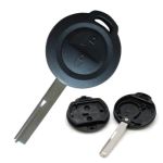 Carcasă cheie compatibilă Mitsubishi Colt, 2 butoane, cu lamelă