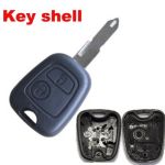 Carcasă cheie compatibilă Peugeot 206 cu 2 butoane și lamelă NE72