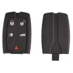 Carcasă cheie SmartKey compatibilă Land Rover, 5 butoane, OEM