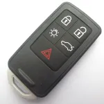 Carcasă cheie SmartKey pentru Volvo, 5 butoane, cu lamelă de urgență inclusă