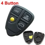 Carcasa cheie telecomandă compatibilă Volvo XC70, 4 butoane, fără electronică