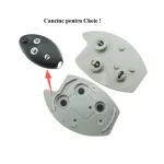 Cauciuc butoane cheie Citroen C5, compatibil cheie briceag 2001-2005